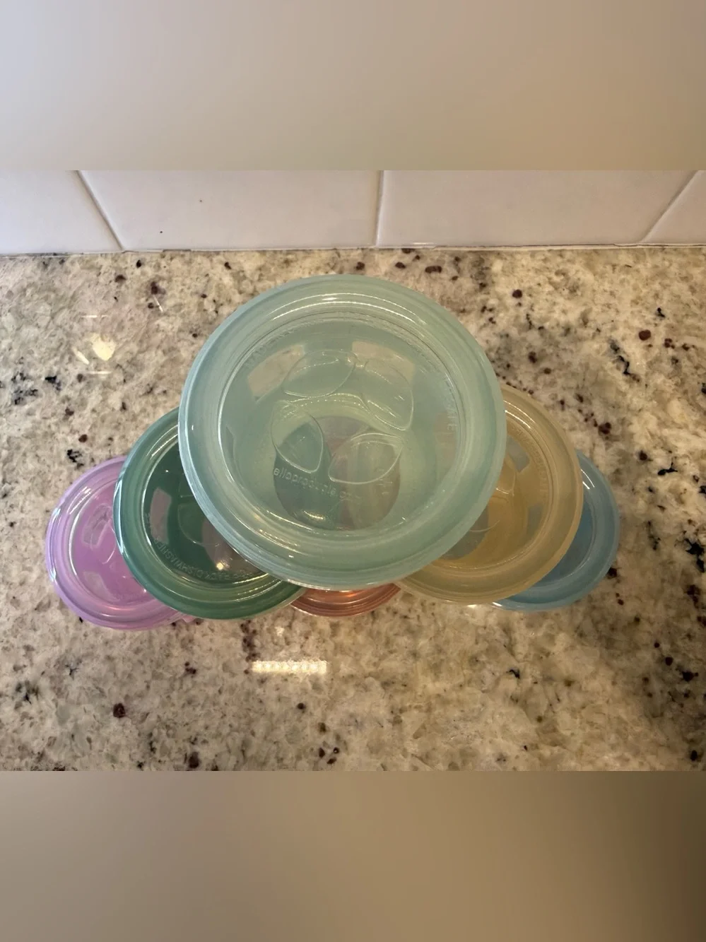 Ello 12pc (Set of 6) Glass Condiment Food Storage Containers Gradient